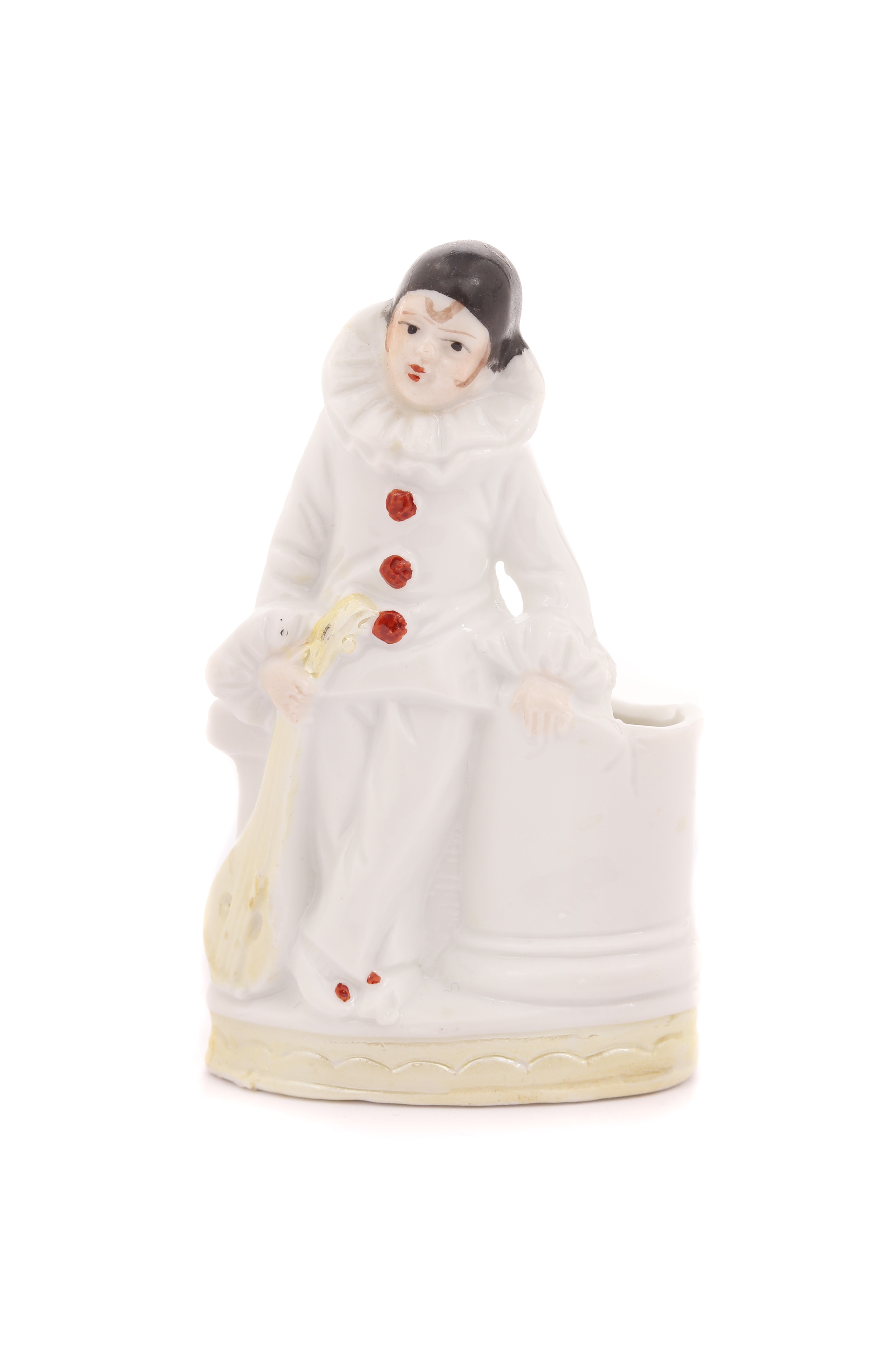 'Pierrot', paliteiro em porcelana
