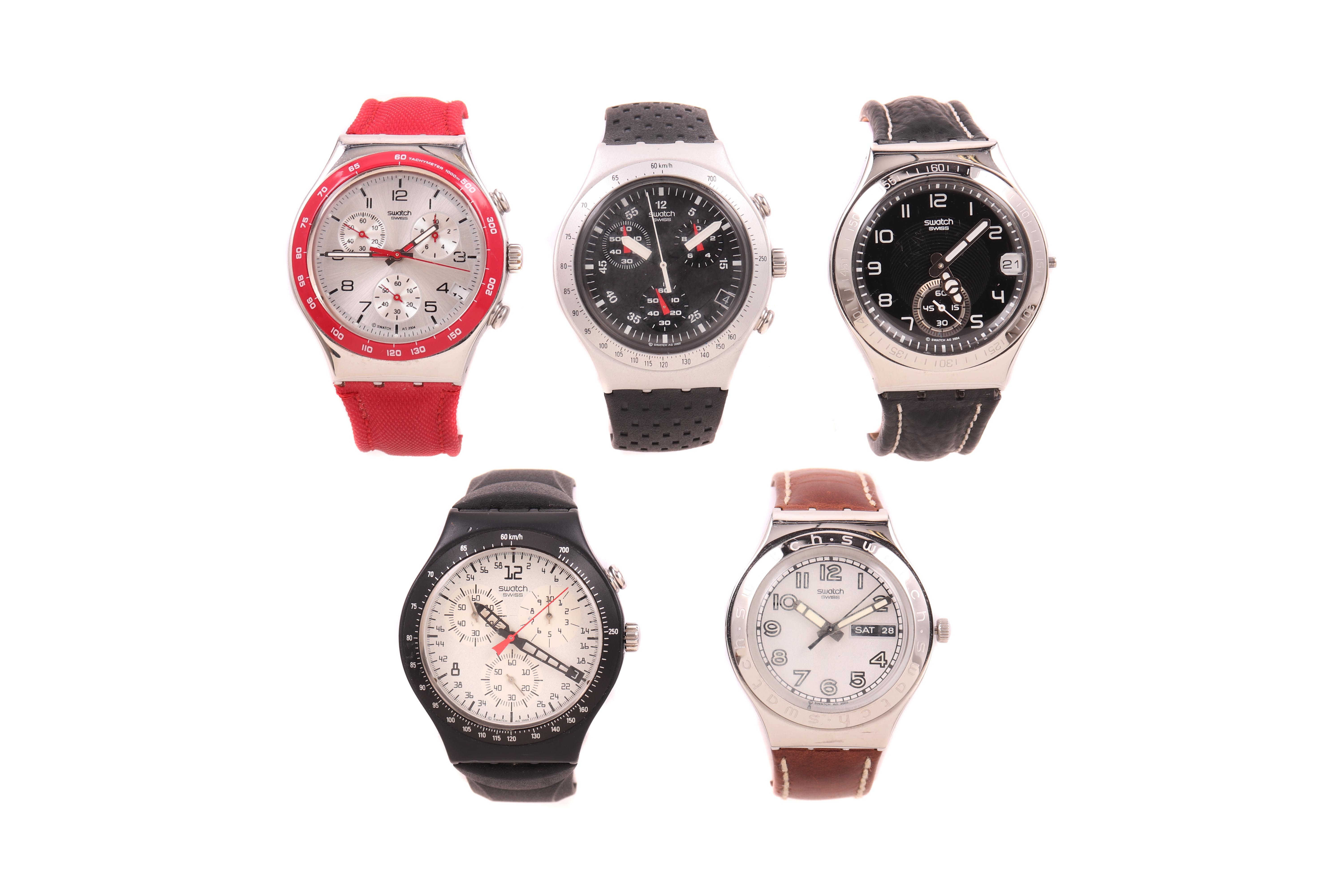 Cinco relógios Swatch Irony (5)