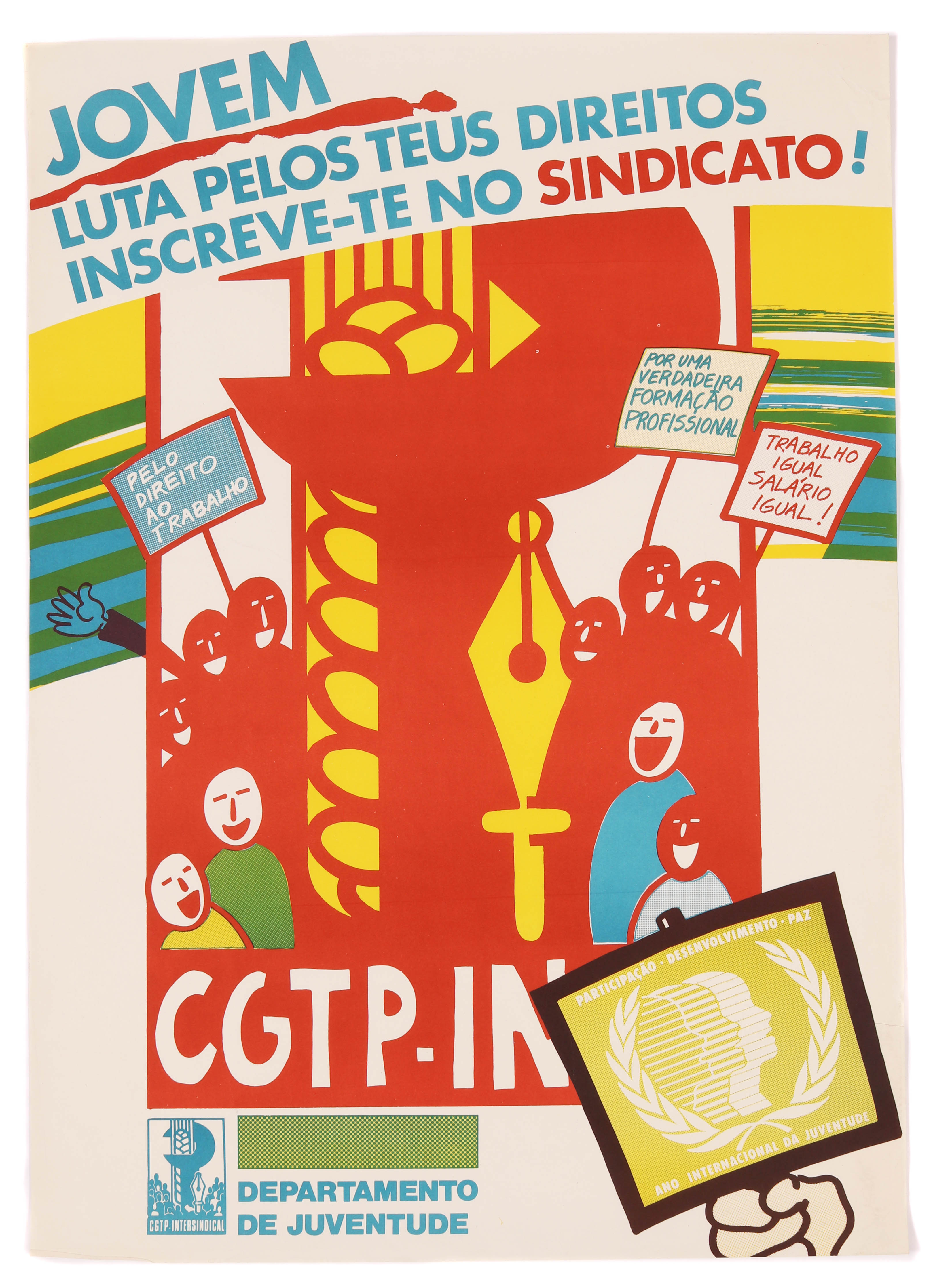 Cartaz político CGTP - Intersindical