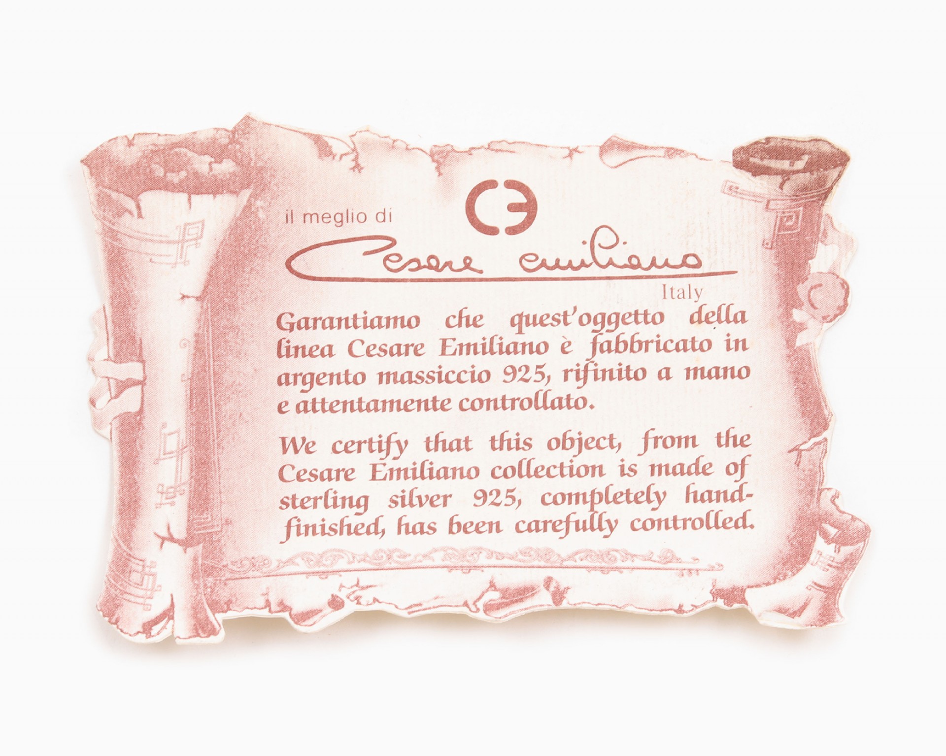 Conjunto de caneta de aparo e esferográfica Cesare Emiliano