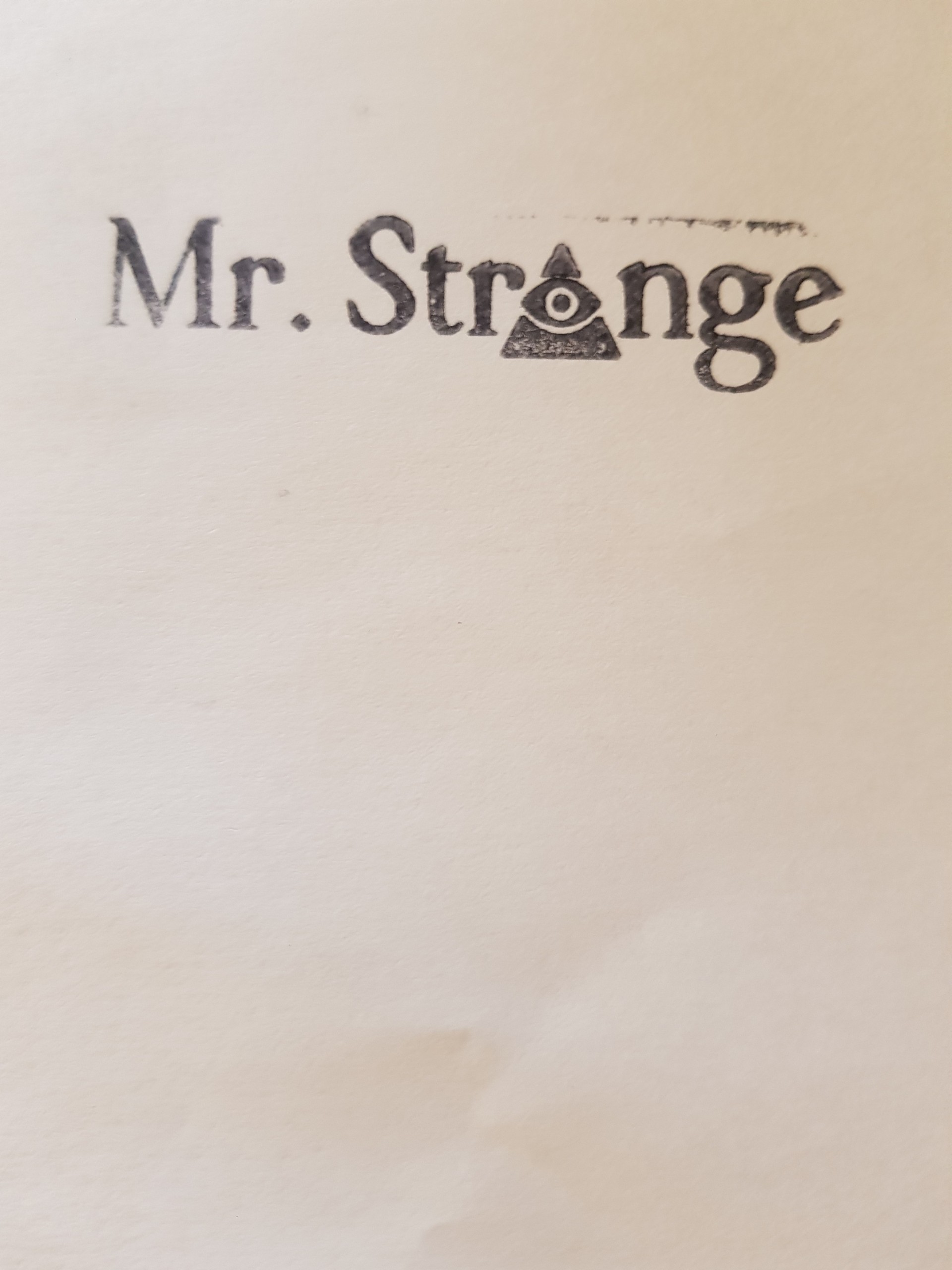 Mr Strange (1964)