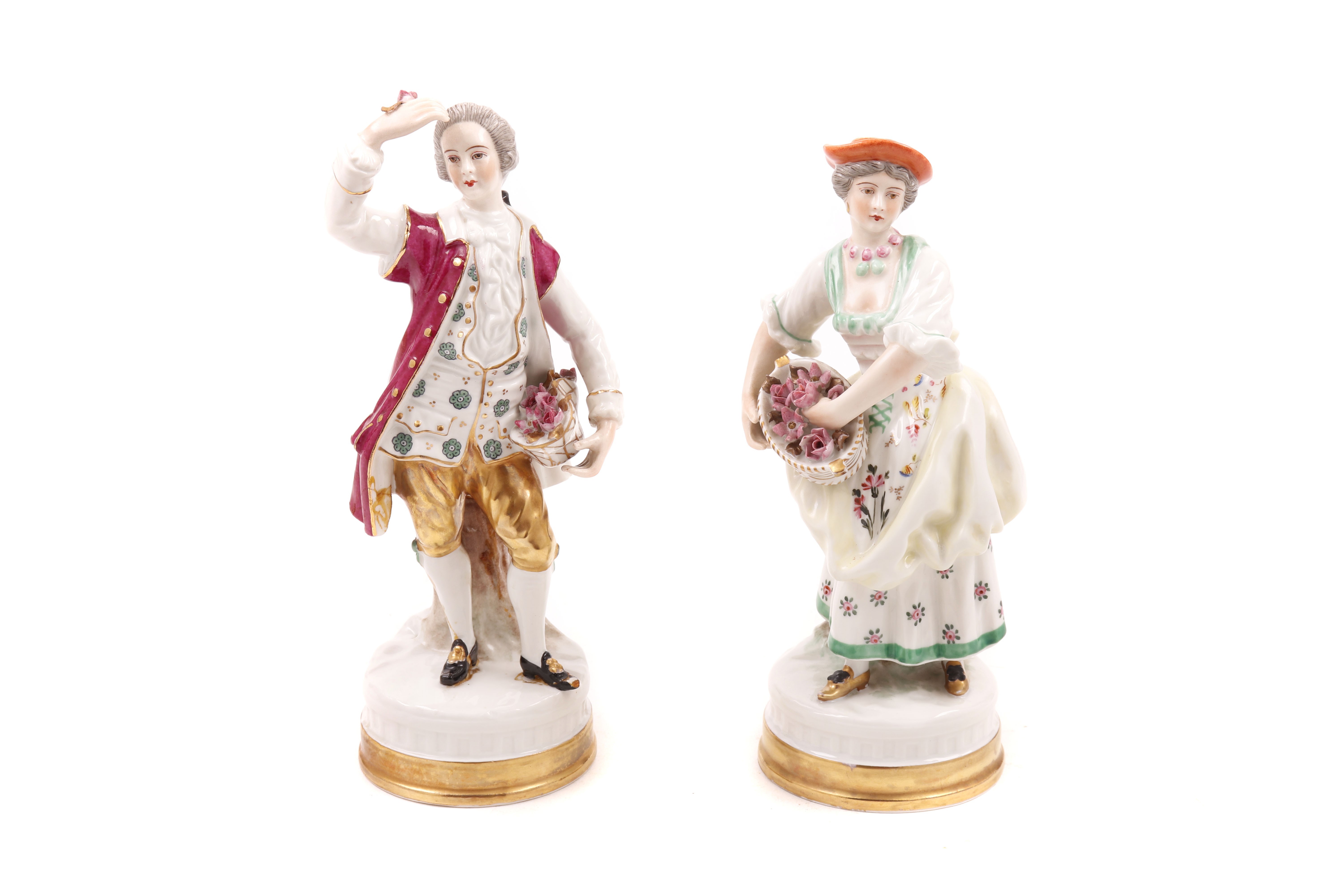 "Casal", 2 esculturas em porcelana da Vista Alegre (2)
