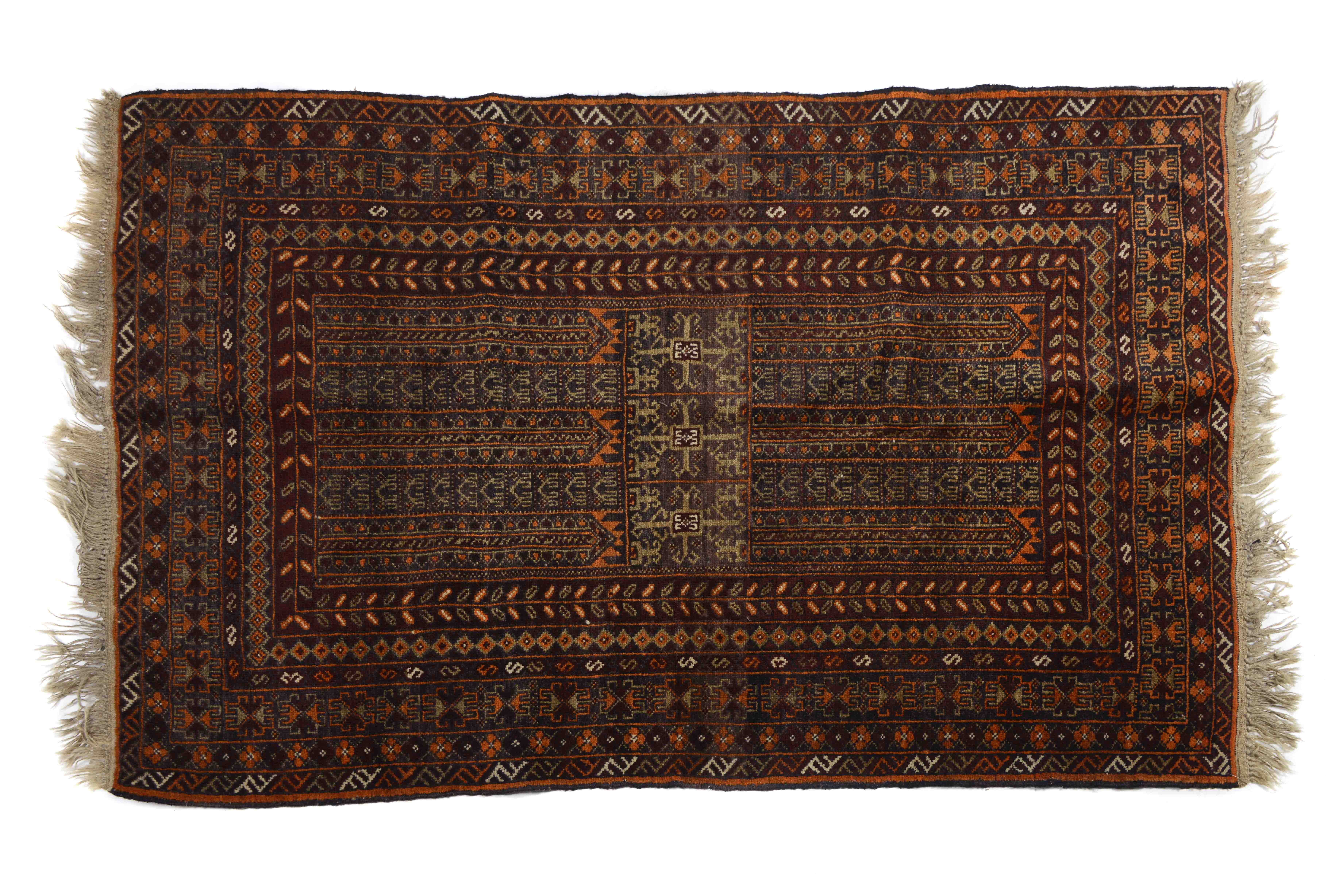 Tapete oriental em lã