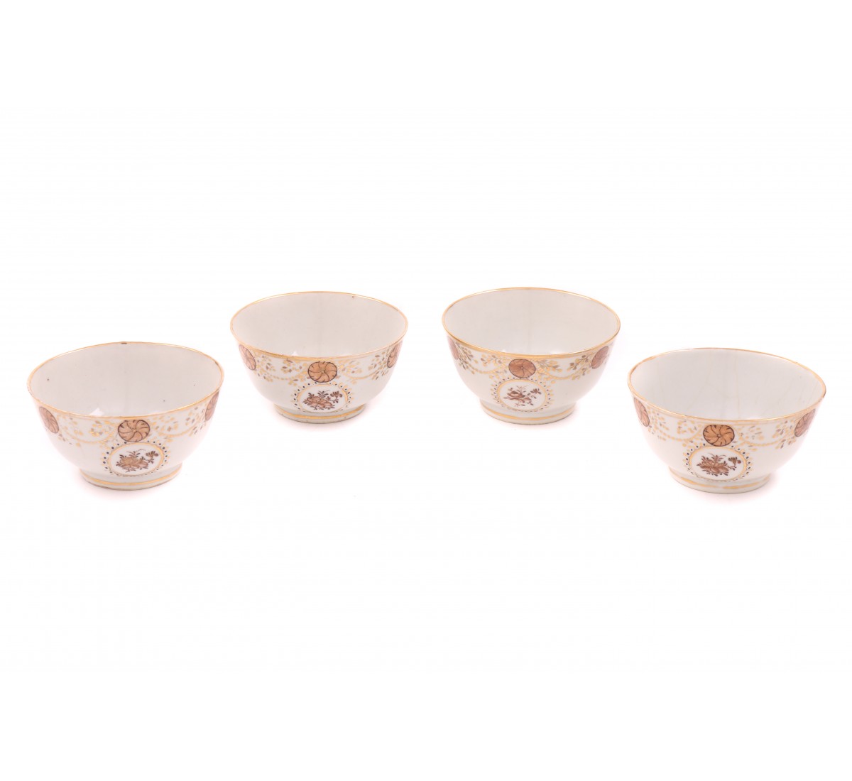 4 Taças em porcelana chinesa, séc. XVIII/XIX (4)