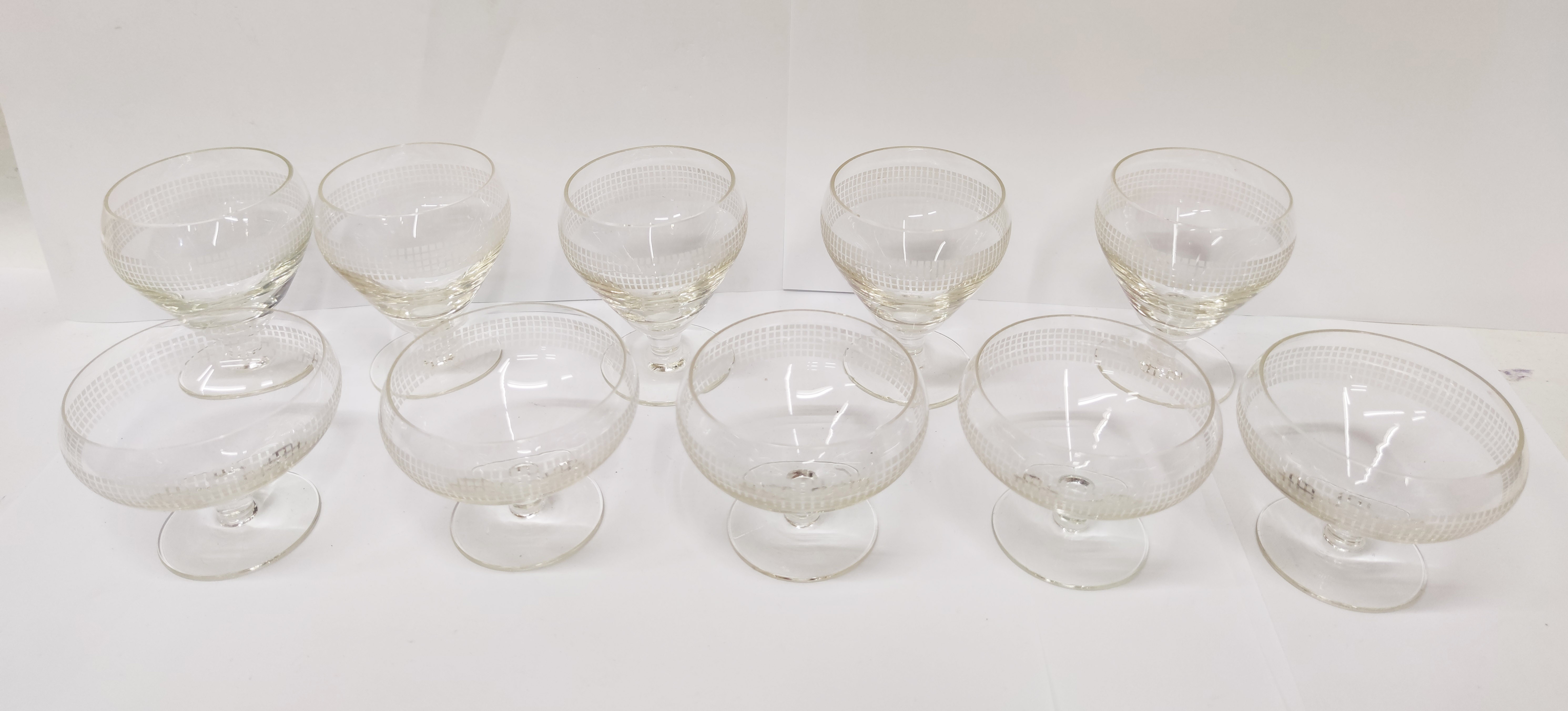 Conjunto de 10 copos em vidro (10)