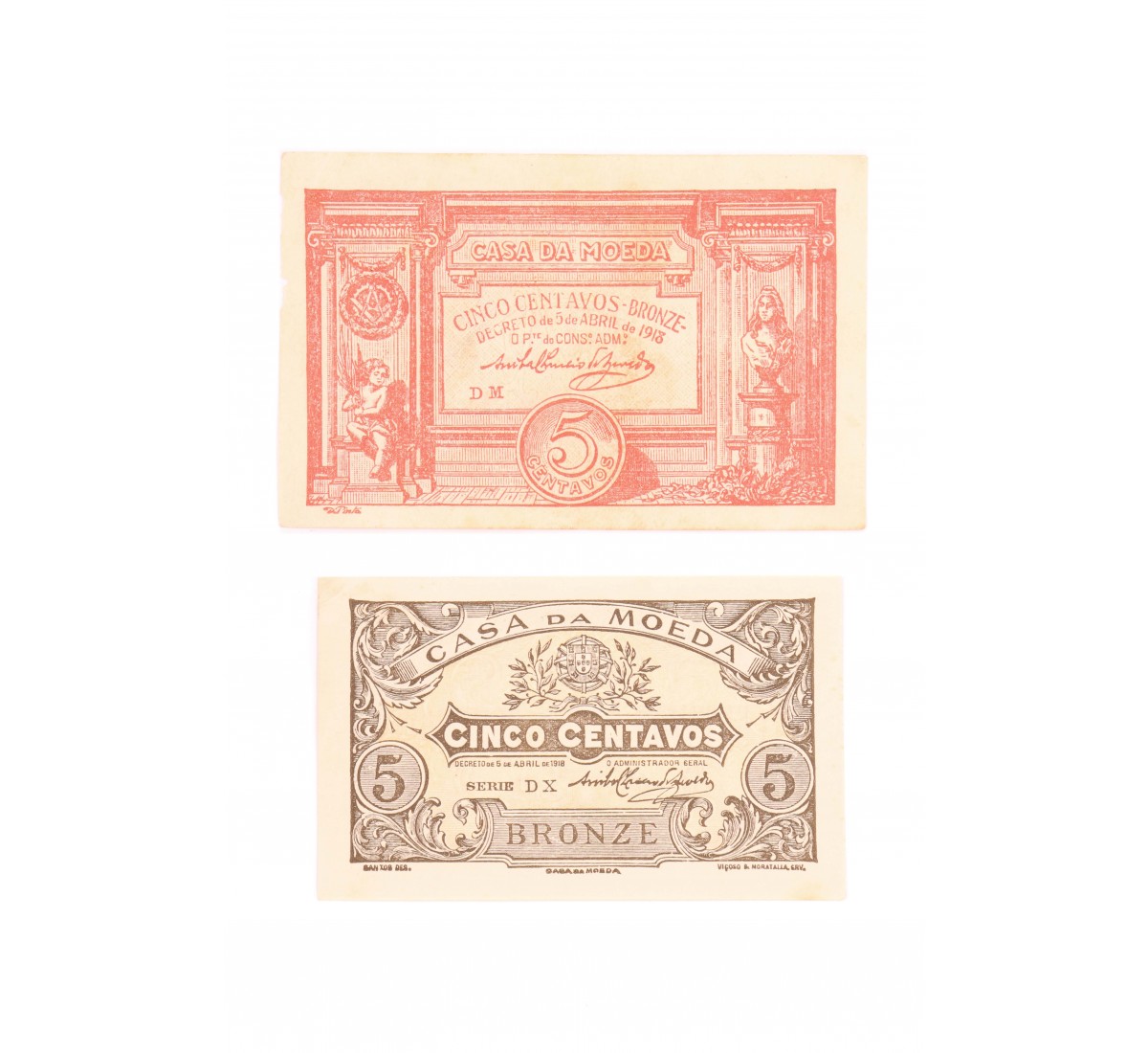 Notas de 5 centavos - 1918 (2)