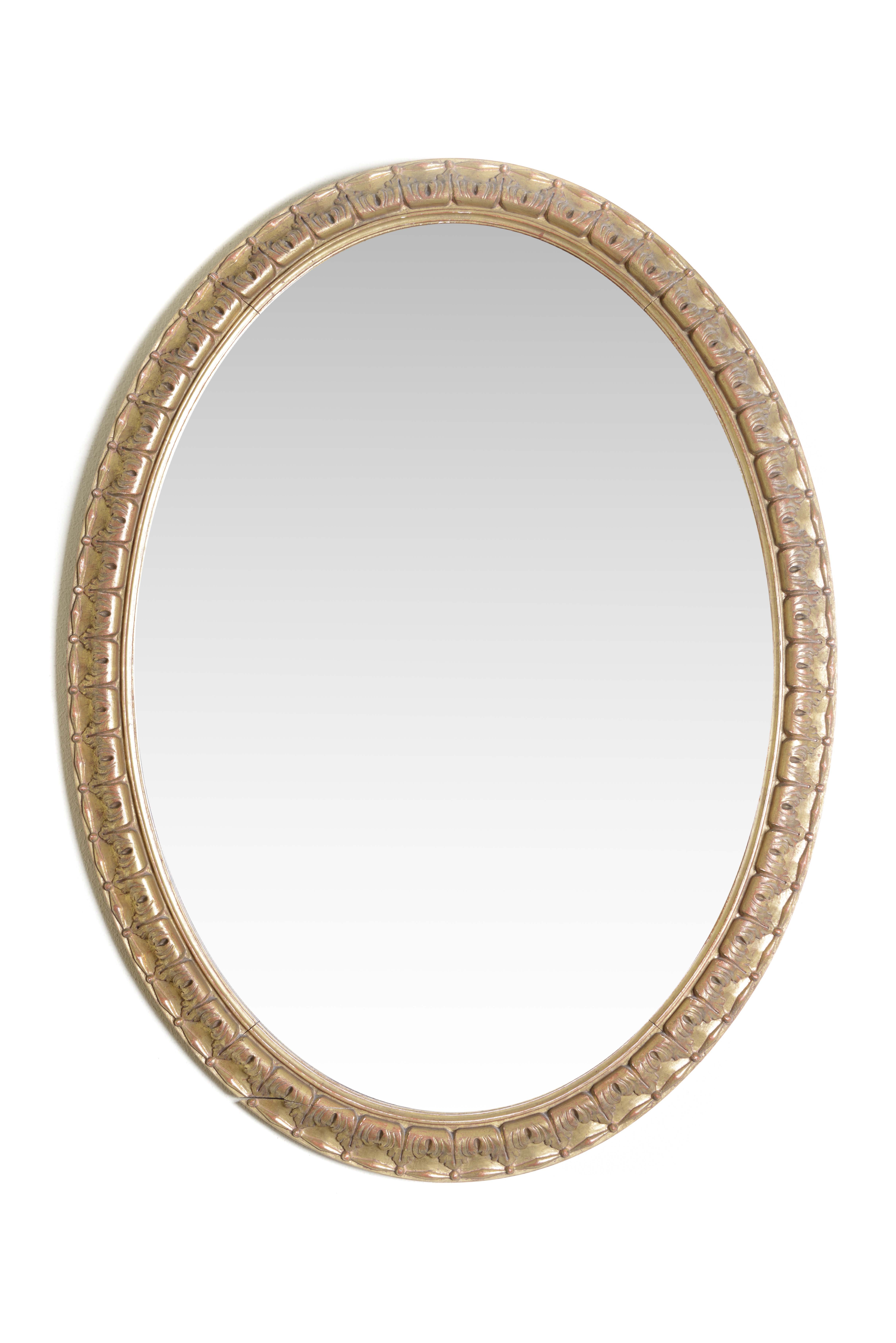 Espelho de parede oval