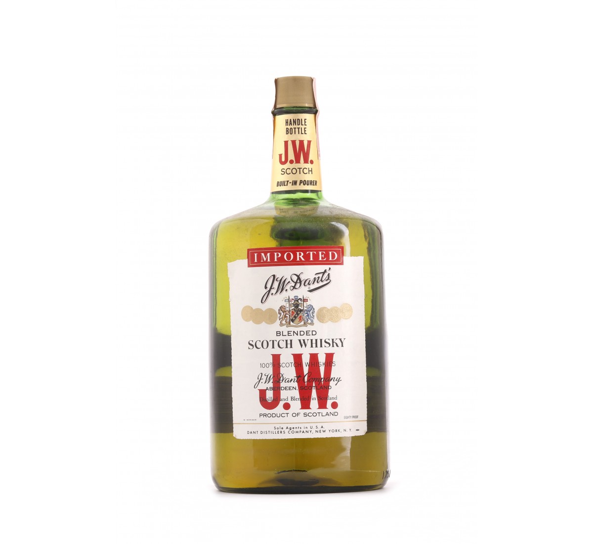 J. W. DANT, Blended Scotch whisky, 1,75 l.